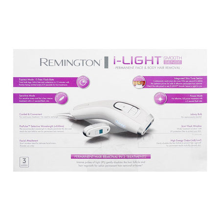 Remington Light Smooth Sense Permanent Face & Body IPL Hair Removal Device, IPL8500 - Image 6