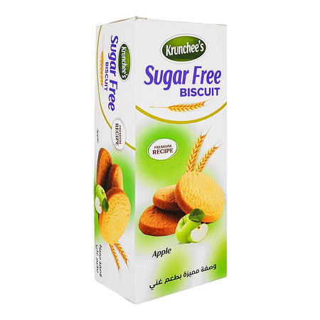 Krunchee's Sugar Free Apple Biscuit, 100g - Main Image