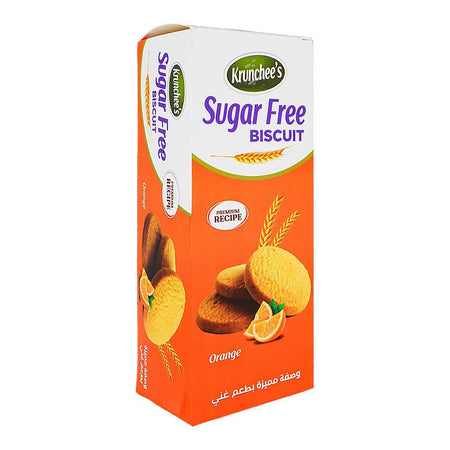 Krunchee's Sugar Free Orange Biscuit, 100g - Main Image