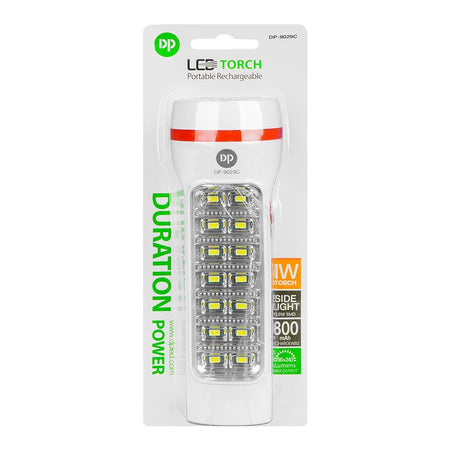 DP LED Portable Rechargeable LED Torch Light, DP-9029 C - Main Image