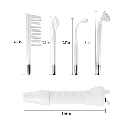 Portable 4-in-1 High-Frequency Facial Machine, Portable Electrode Wand for Acne, Wrinkles, Hair Growth, JHM-08A - Main Image
