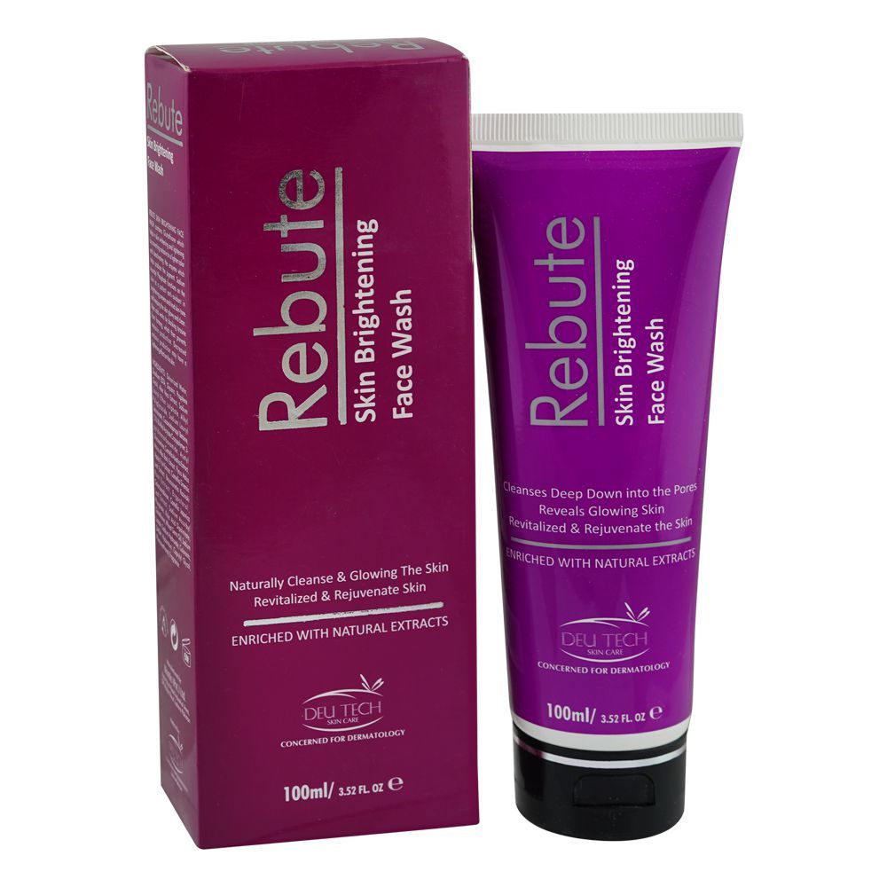 Rebute Skin Brightening Face Wash, Control Dark Spots & Hyperpigmentation, For All Skin Types, 100ml - Main Image