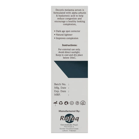 Decoris Melasma & Pigment Light Serum, For Hyperpigmentation, 30ml - Image 2