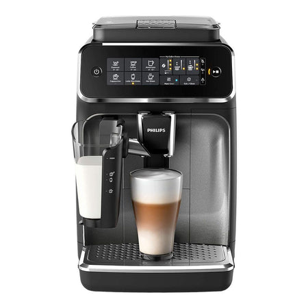 PHILIPS 3200 Espresso Coffee Machine, 5 Coffee Varieties, Touch Display, Ceramic Grinder, Black, EP3246/70 - Main Image