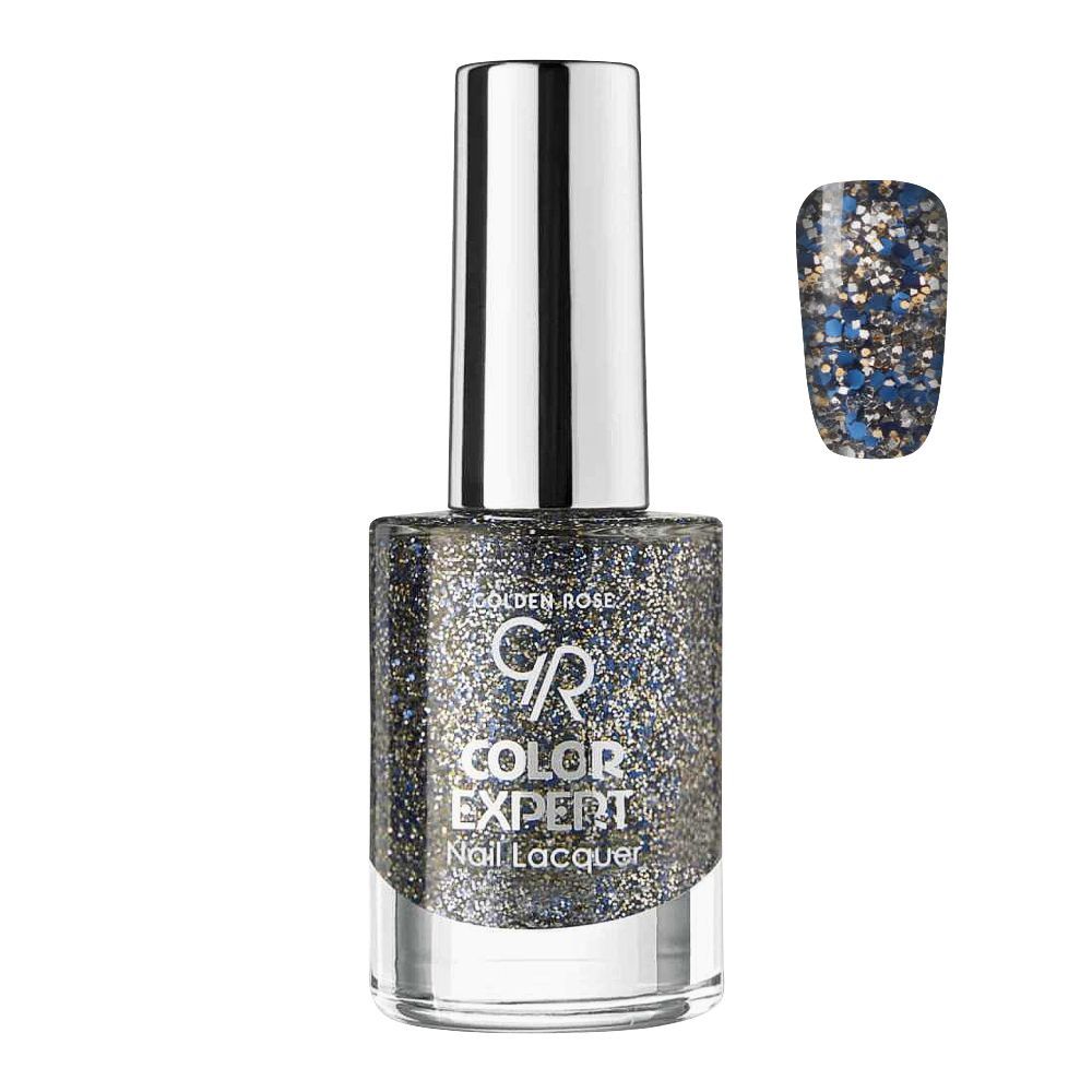 Golden Rose Color Expert Glitter Nail Polish/Lacquer, 601 - Main Image