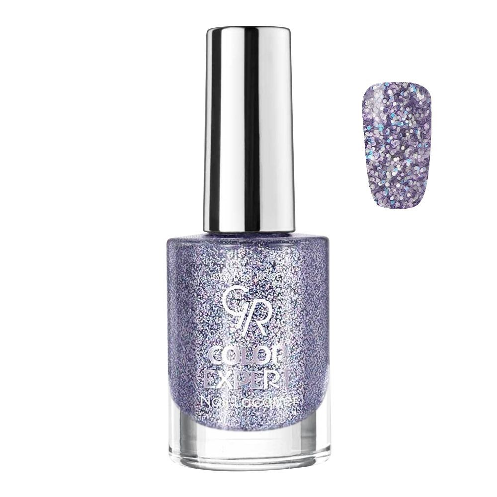 Golden Rose Color Expert Glitter Nail Polish/Lacquer, 605 - Main Image