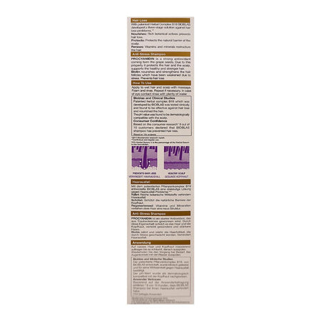 Bioblas Procyanidin+Biotin Herbal Shampoo, Prevents Hair Loss, Paraben Free, All Hair Types, 360ml - Image 5