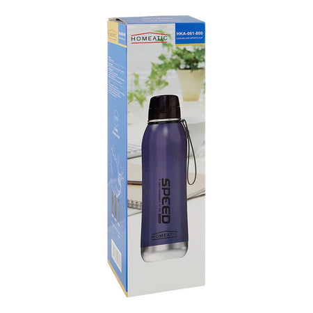 Homeatic Stainless Steel Water Bottle, 800ml, Grey, HKA-061 - Image 4