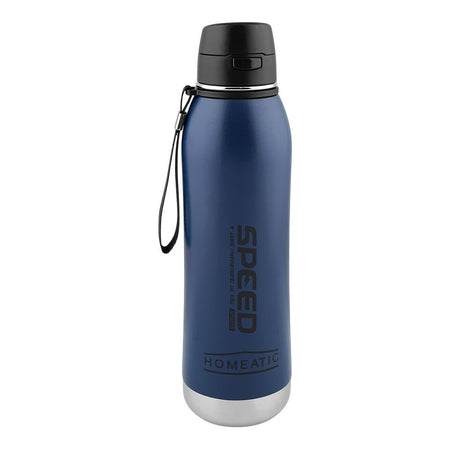 Homeatic Stainless Steel Water Bottle, 800ml, Blue, HKA-061 - Image 2