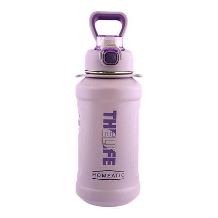 Homeatic Stainless Steel Water Bottle, 1000ml, Purple, HKD-7053 - Main Image