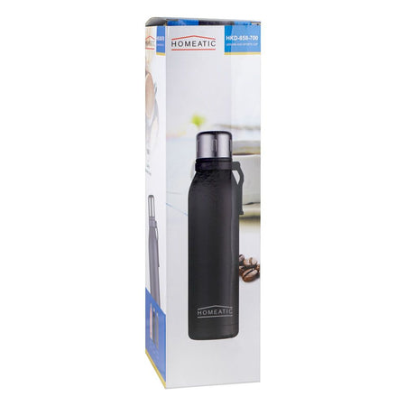 Homeatic Stainless Steel Water Bottle, 700ml, Grey, HKD-858 - Image 4