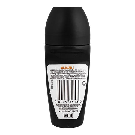 Axe Wild Spice 48 Hours Lasting Anti Sweat Anti-Perspirant Roll On, 50ml - Image 2