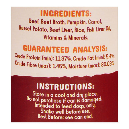 Waggles Gourmet Stew Beef & Pumpkin Stew, Premium Natural Dog Food, 400g - Image 5