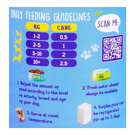 Waggles Puppy Food Chicken Recipe In Gravy Wet Food, Premium Natural Dog Food, 400g - Image 3