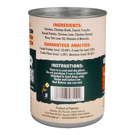 Waggles Gourmet Stew Chicken & Carrot Stew, Premium Natural Dog Food, 400g - Image 4