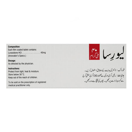 Lurisa 40mg Tablets, Box - Image 3