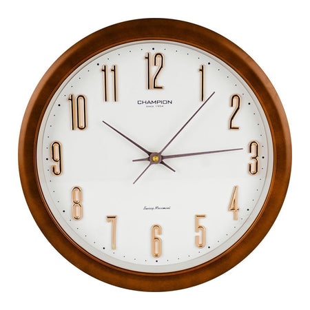 Champion Wall Clock for Home, Office, Kitchen, Bedroom & Living Room Décor, Wood, CCB-576 - Main Image