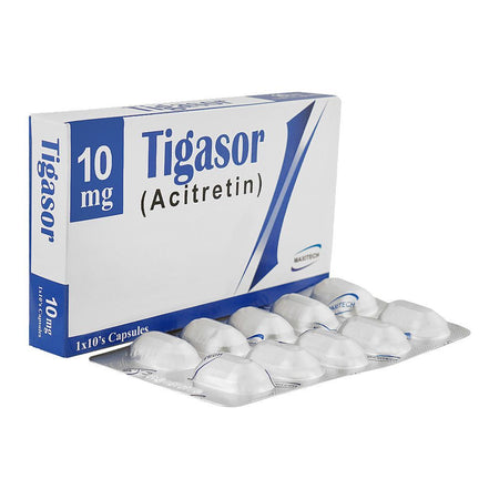 Maxitech Tigasor Capsule, 10mg, 10-Pack - Main Image
