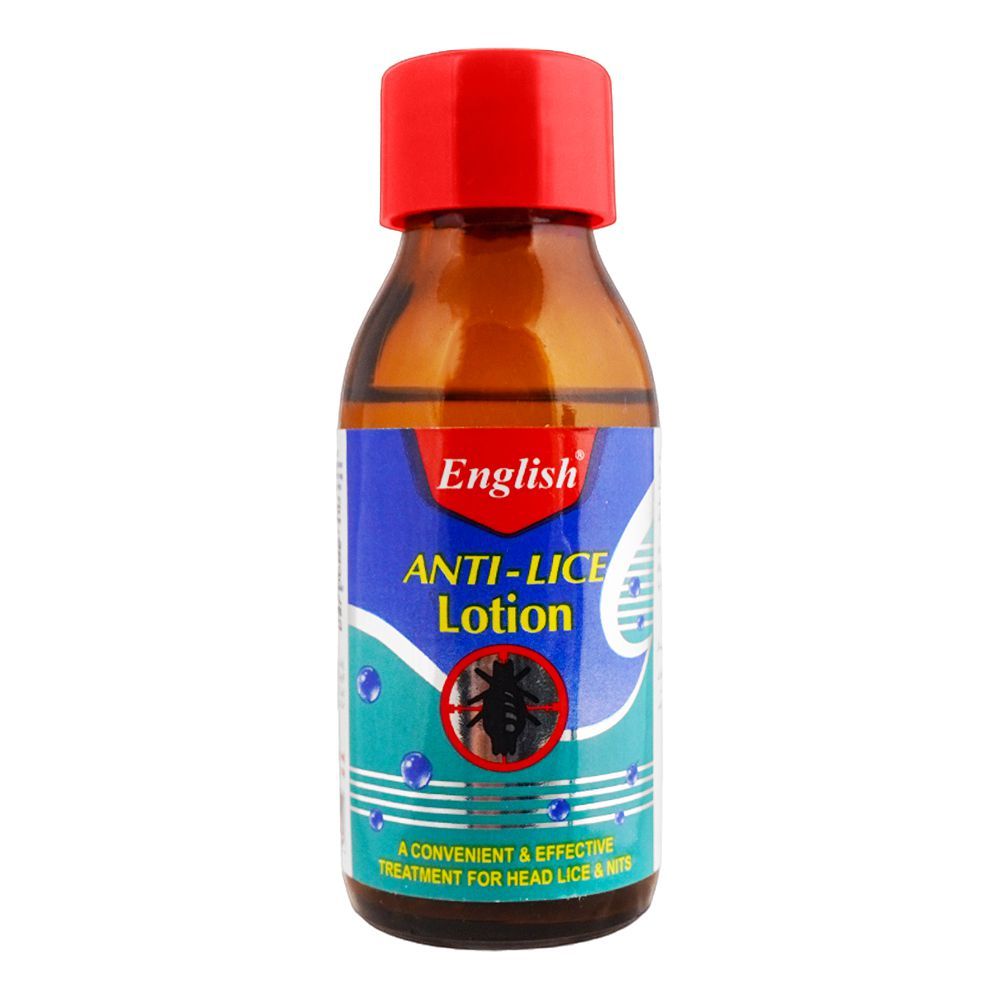 English Anti-Lice Lotion, For Head Lice & Nits, 50ml - Main Image