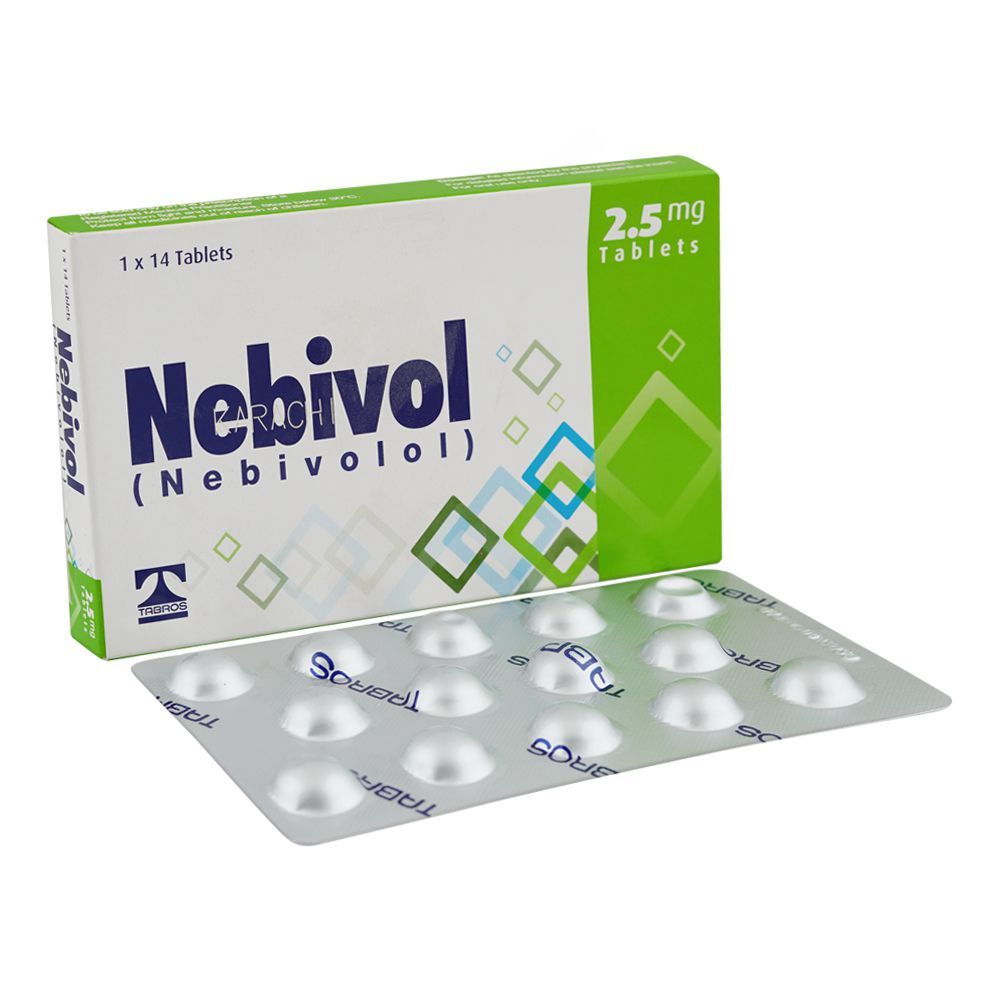 Nebivol Tablets 2.5mg, Box (14 Tablets) - Main Image
