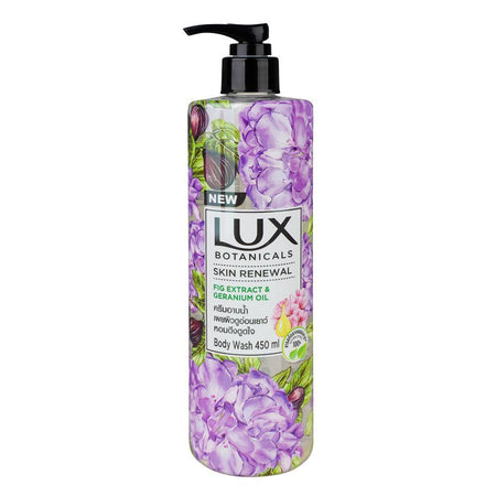 Lux Botanicals Skin Renewal Fig Extract & Geranium Oil Body Wash, 450ml - Main Image