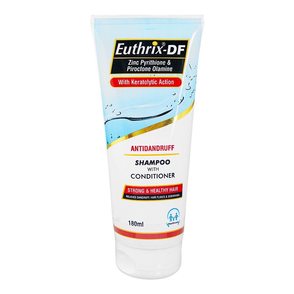 Euthrix-DF Anti Dandruff Shampoo with Conditioner, For Strong Hair, 180ml - Main Image