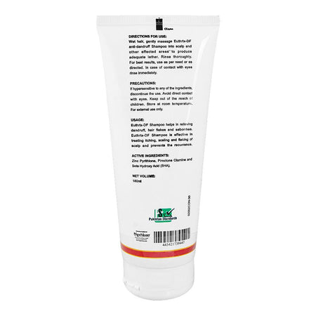 Euthrix-DF Anti Dandruff Shampoo with Conditioner, For Strong Hair, 180ml - Image 2