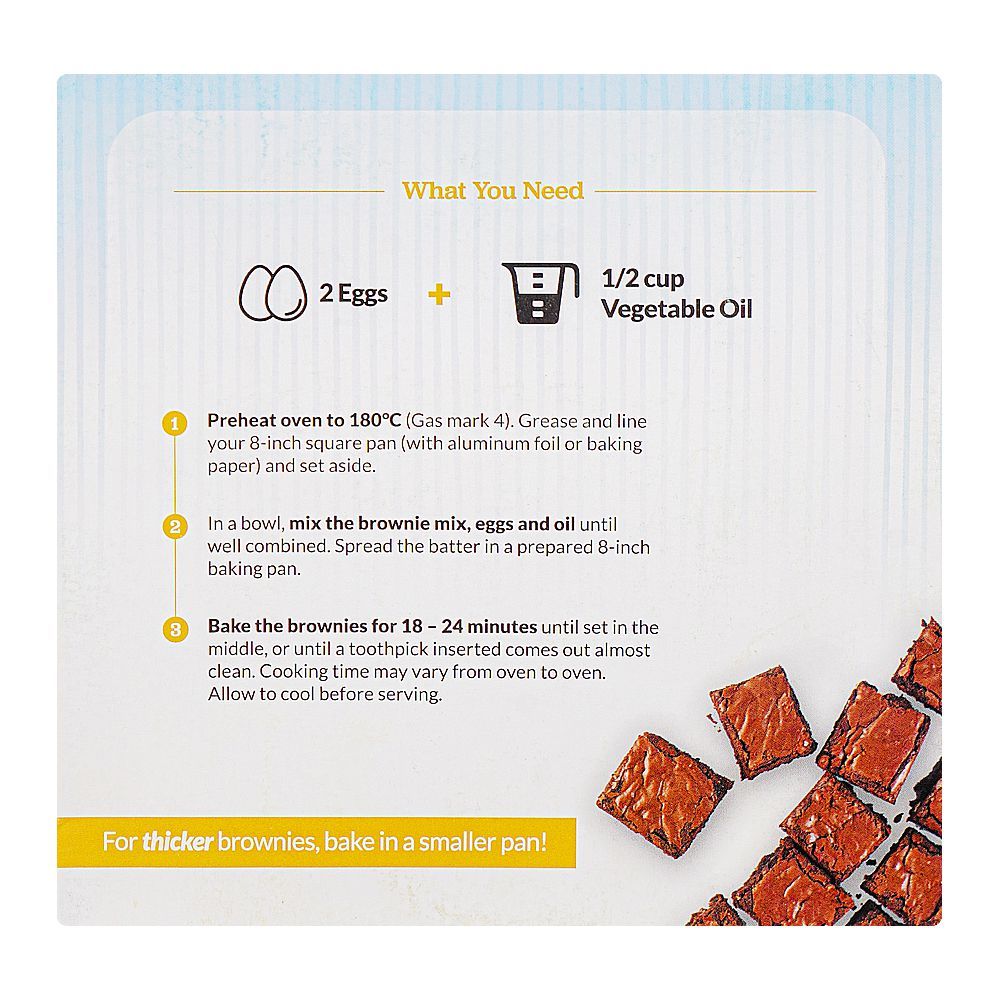 Bakersfield Mixed Chocolate Fudge Brownie, 293g - Image 4