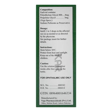 Lubricane Ophthalmic Solution, 15ml - Image 2