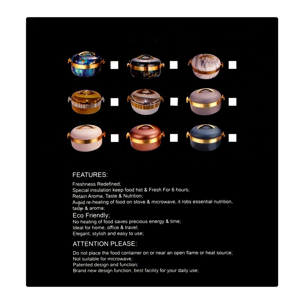 Bhoja Hot Pot Set, 1000ml/2000ml/3500ml, JN212, 3-Pack - Image 5
