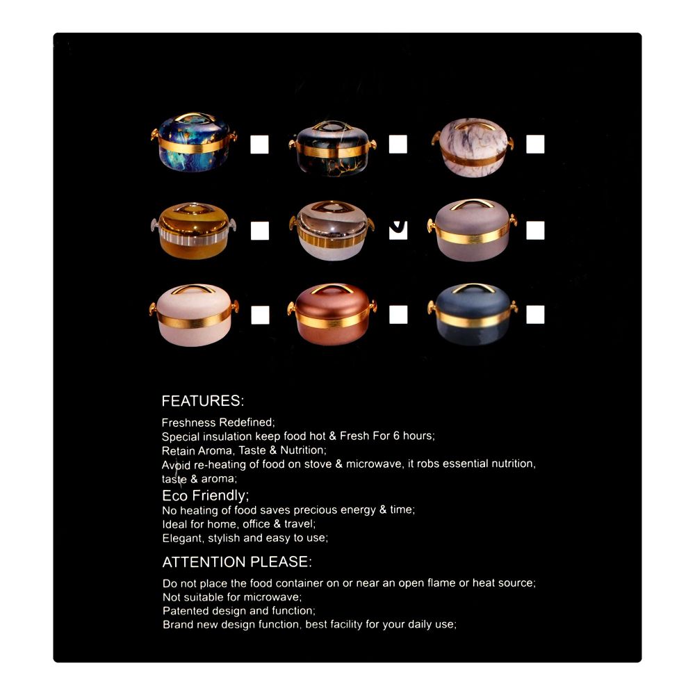 Bhoja Hot Pot Set, 1000ml/2000ml/3500ml, Silver, JN212, 3-Pack - Image 5