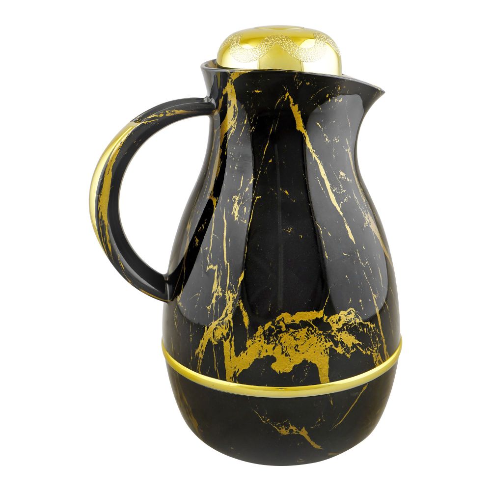 Golden Fire Vacuum Flask Thermos Jug, 1 Liter, Black & Gold, 1210ZG/G - Main Image