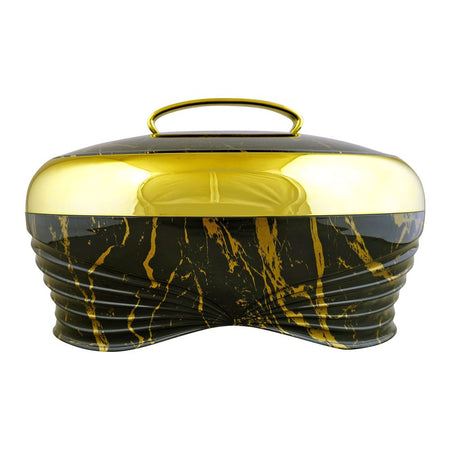 Golden Fire Hot Pot & Food Warmer Serving Dish, 5 Liter, Black & Gold, 175ZG/G - Image 3