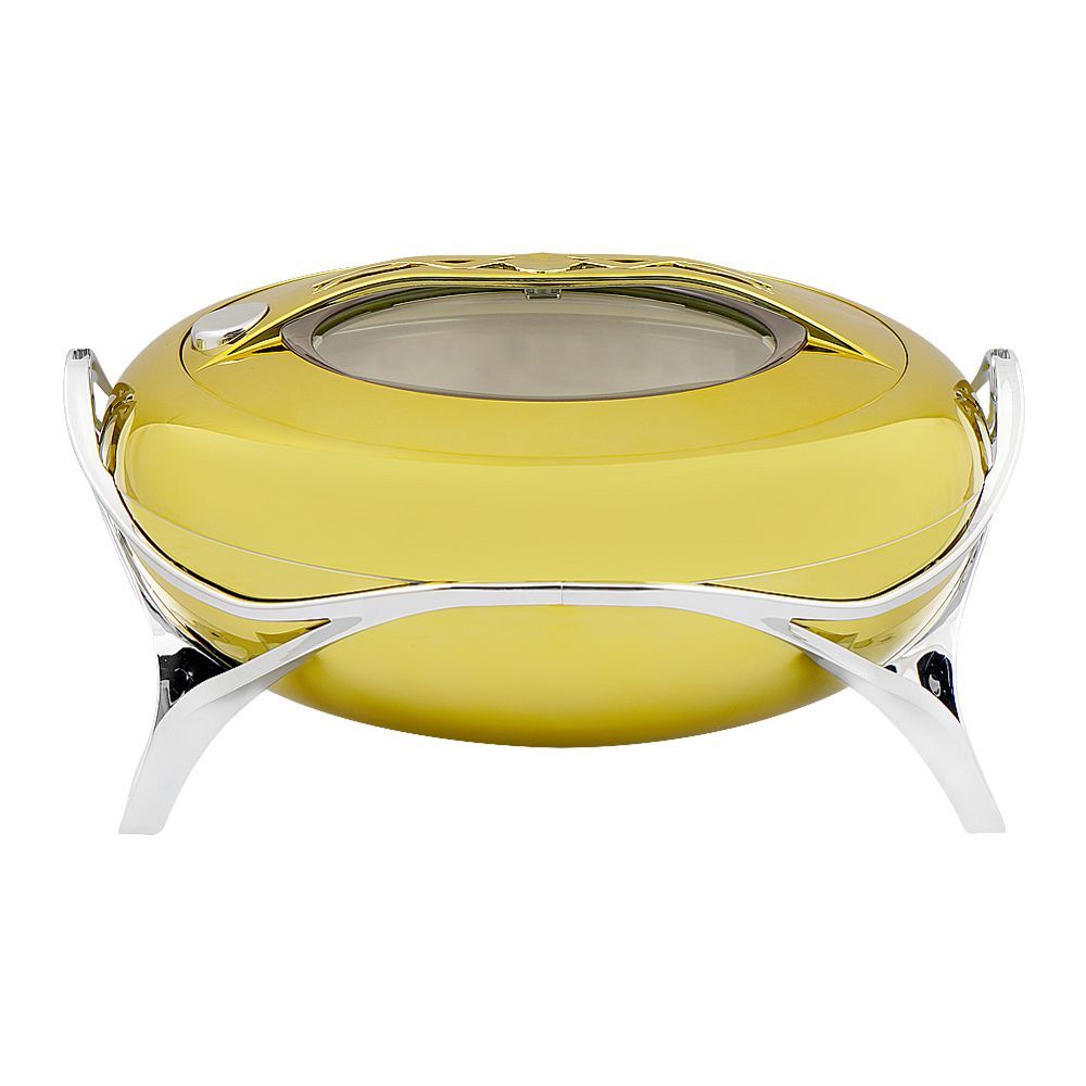Golden Fire Hot Pot, Food Warmer, 5000ml, Golden & Silver 685G/S - Main Image