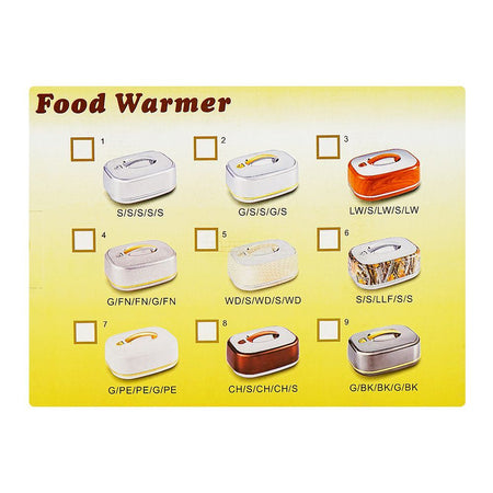 Golden Fire Rectangular Hot Pot, Food Warmer, 5500ml, Gold & Silver, 775G/S - Image 4
