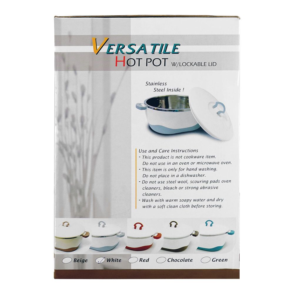 Bhoja Versatile Hot Pot Set & Food Warmer, 3-Pack, Beige, PB633/3 - Image 6