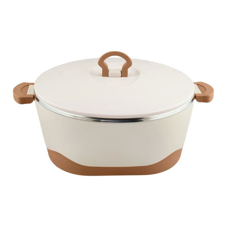 Bhoja Versatile Hot Pot Set & Food Warmer, 3-Pack, Brown, PB633/3 - Image 2