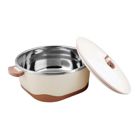 Bhoja Versatile Hot Pot Set & Food Warmer, 3-Pack, Brown, PB633/3 - Image 3