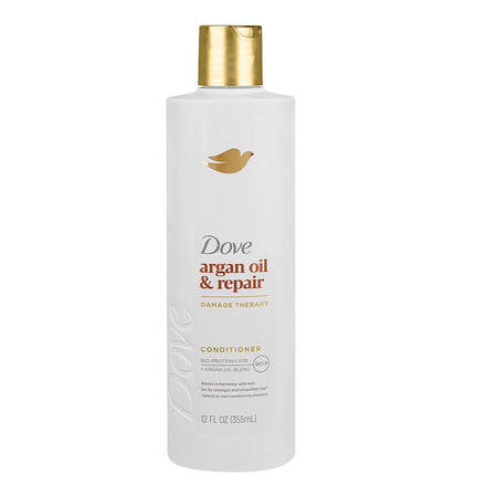 Dove Argan Oil+Repair Revitalizing Conditioner, 0% Parabens, Dyes & Colorants, Cruelty Free, 355ml - Main Image