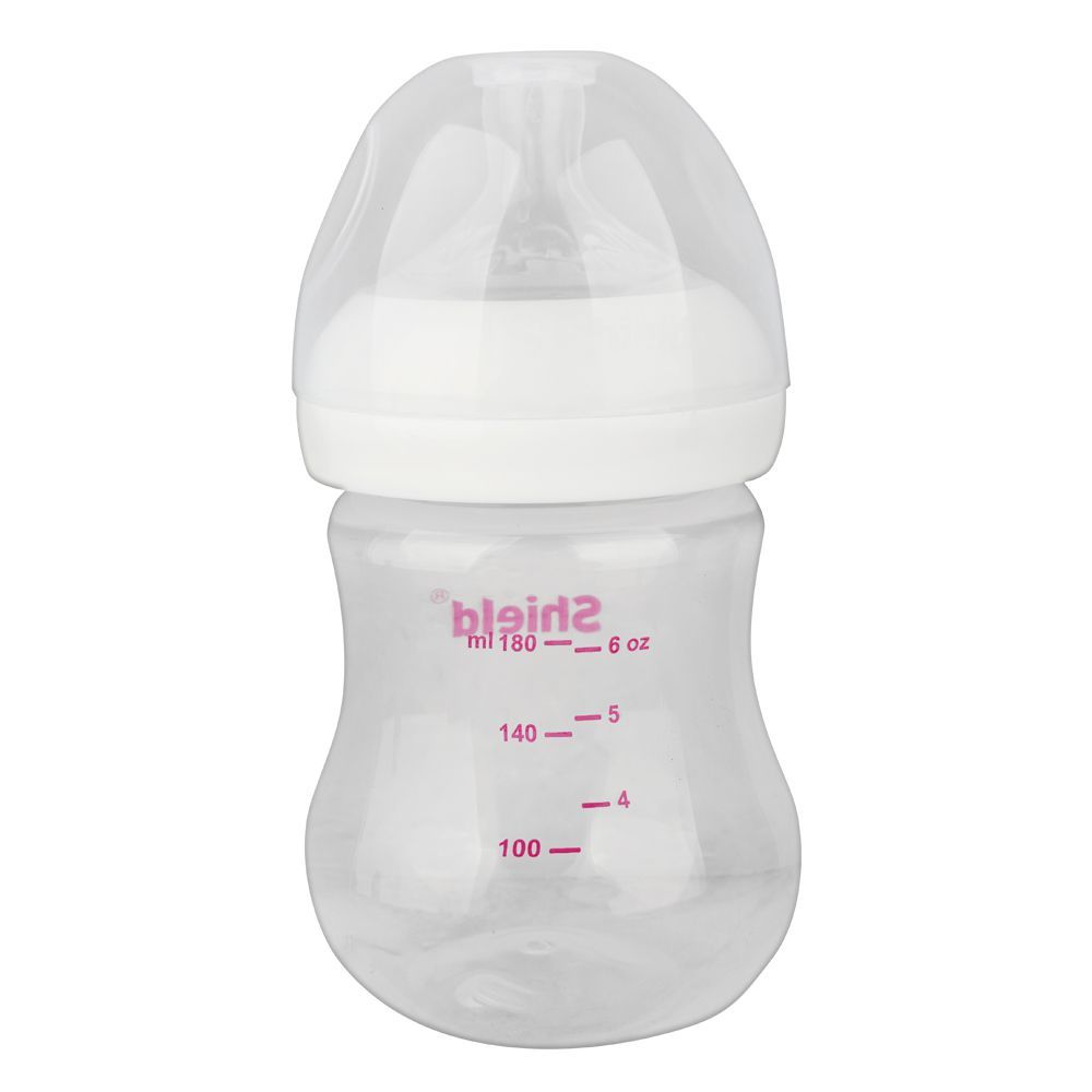 Shield Baby Essential Feeder, Wide Neck Nippee, Anti-Colic, BPA-Free, For 6M+, 180ml - Image 2