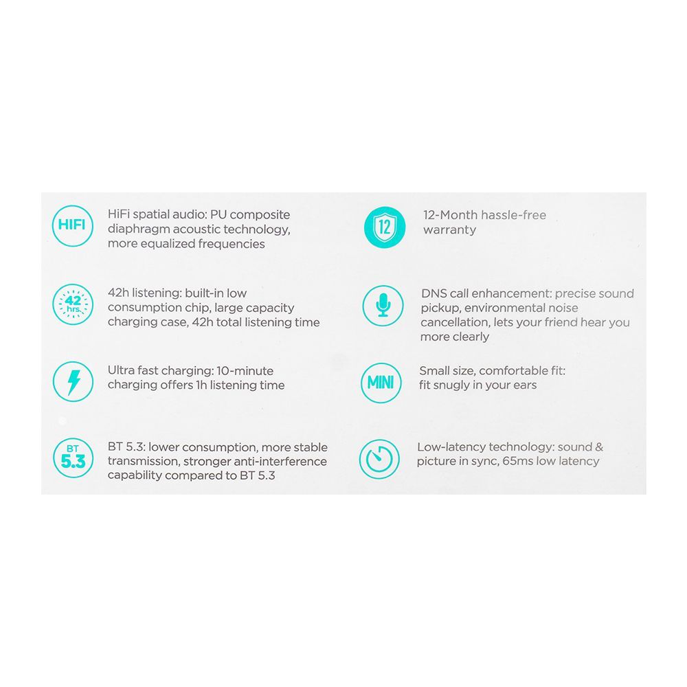 Joyroom Jdots True Wireless Digital Display Earbuds, 42 Hours Playtime, Black, JR-DB2 - Image 4