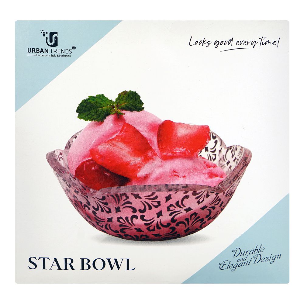 Urban Trends Star Bowl, Black, 3-Pack, SB-01 - Image 4