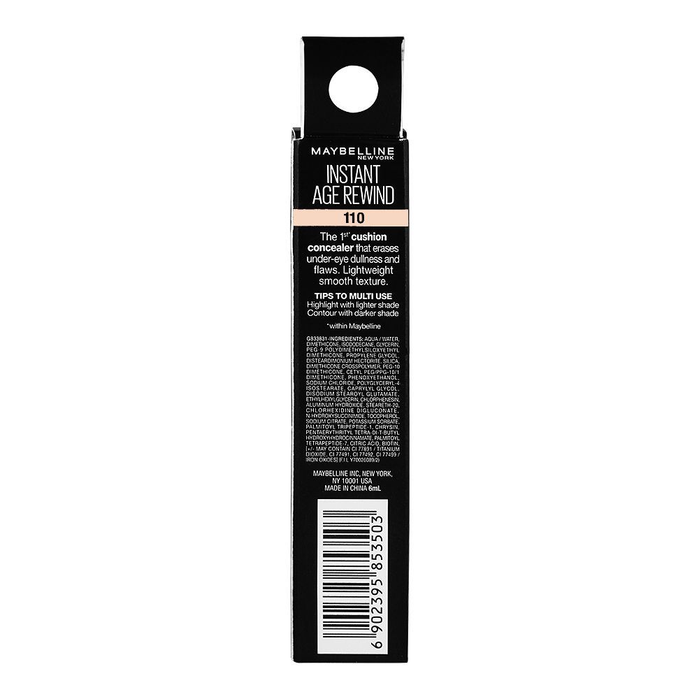 Maybelline New York Instant Age Rewind Eraser Dark Circles Treatment Multi-Use Concealer, 110 - Image 5