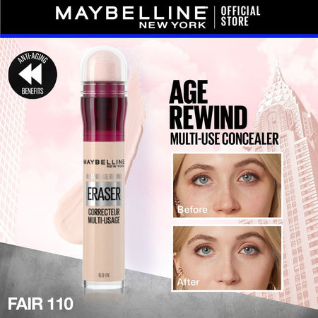 Maybelline New York Instant Age Rewind Eraser Dark Circles Treatment Multi-Use Concealer, 110 - Main Image