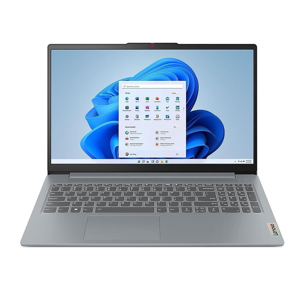 Lenovo Ideapad Slim 3 15IRU8, Laptop Intel i3-1305U, 8GB RAM, 256GB SSD, 15.6" FHD Display, 3 Cell Battery, Arctic Grey - Main Image