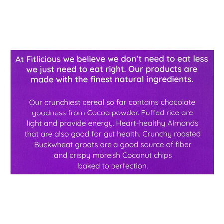 Fitlicious Crunchy Cocoa Cereal, 100g - Image 3