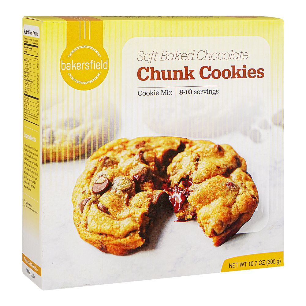 Bakersfield Mixed Chocolate Chunk Cookies, 305g - Main Image
