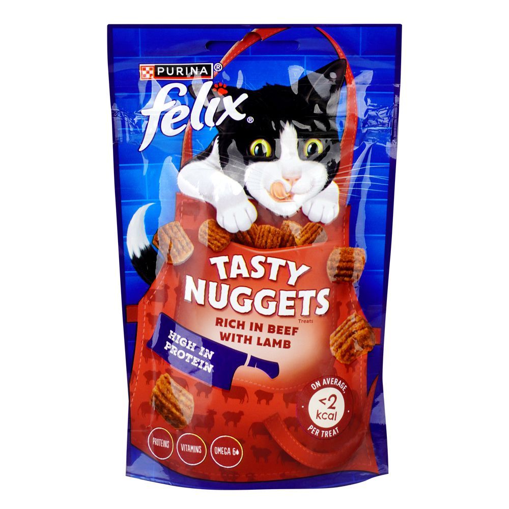 Felix Goody Bag Tasty Nuggets Rich In Beef & Lamb, For Cats, 50g - Main Image