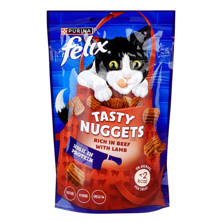 Felix Goody Bag Tasty Nuggets Rich In Beef & Lamb, For Cats, 50g - Main Image