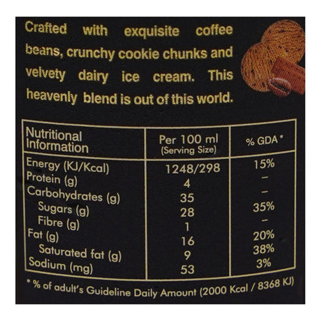 Hico Indulge Fude Brownie Ice Cream, 500ml - Image 3